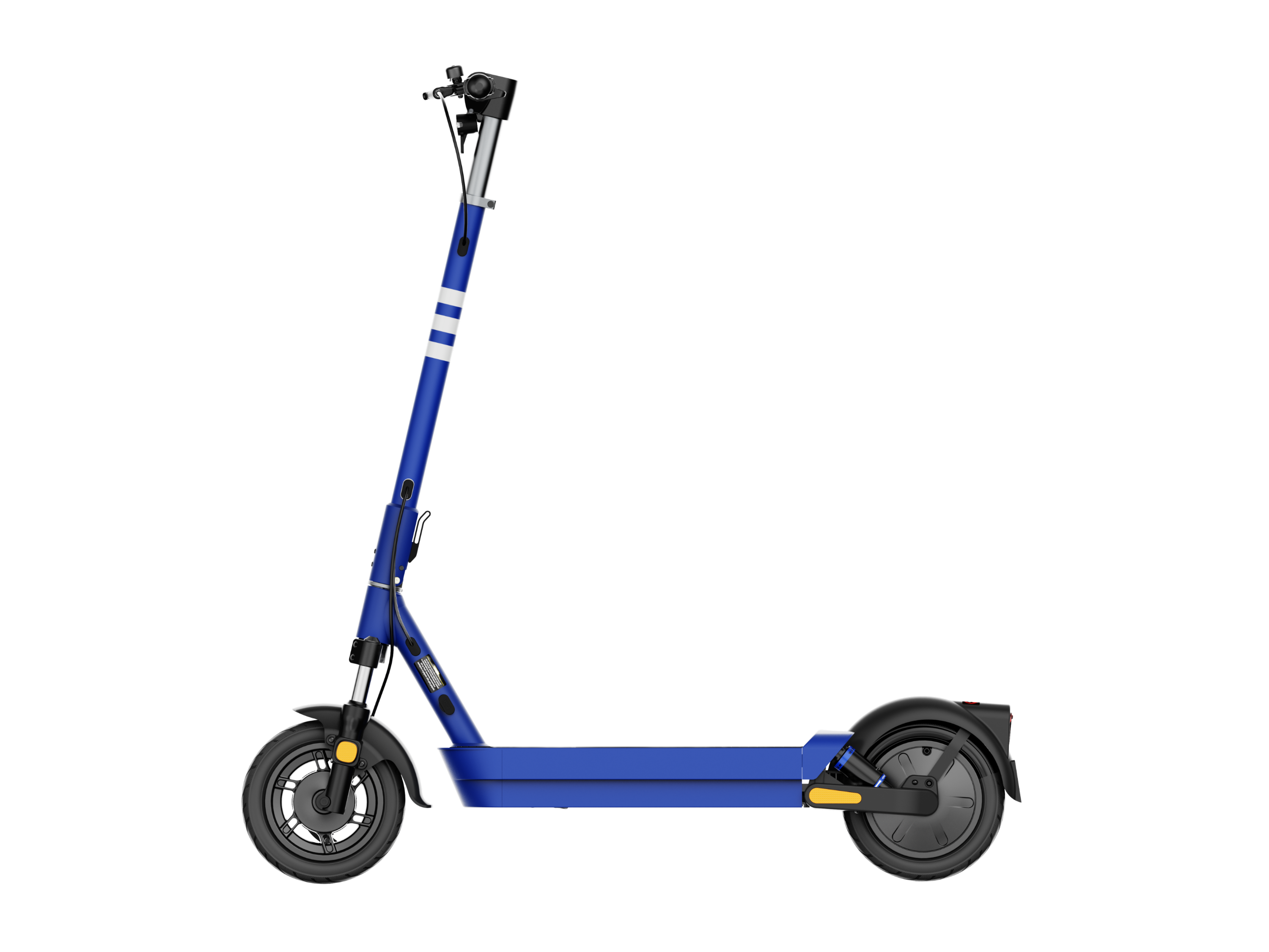Dual-Suspension Electric Scooter w/ 43.5 Miles Max Operating Range & 24 mph Max Speed - Blue