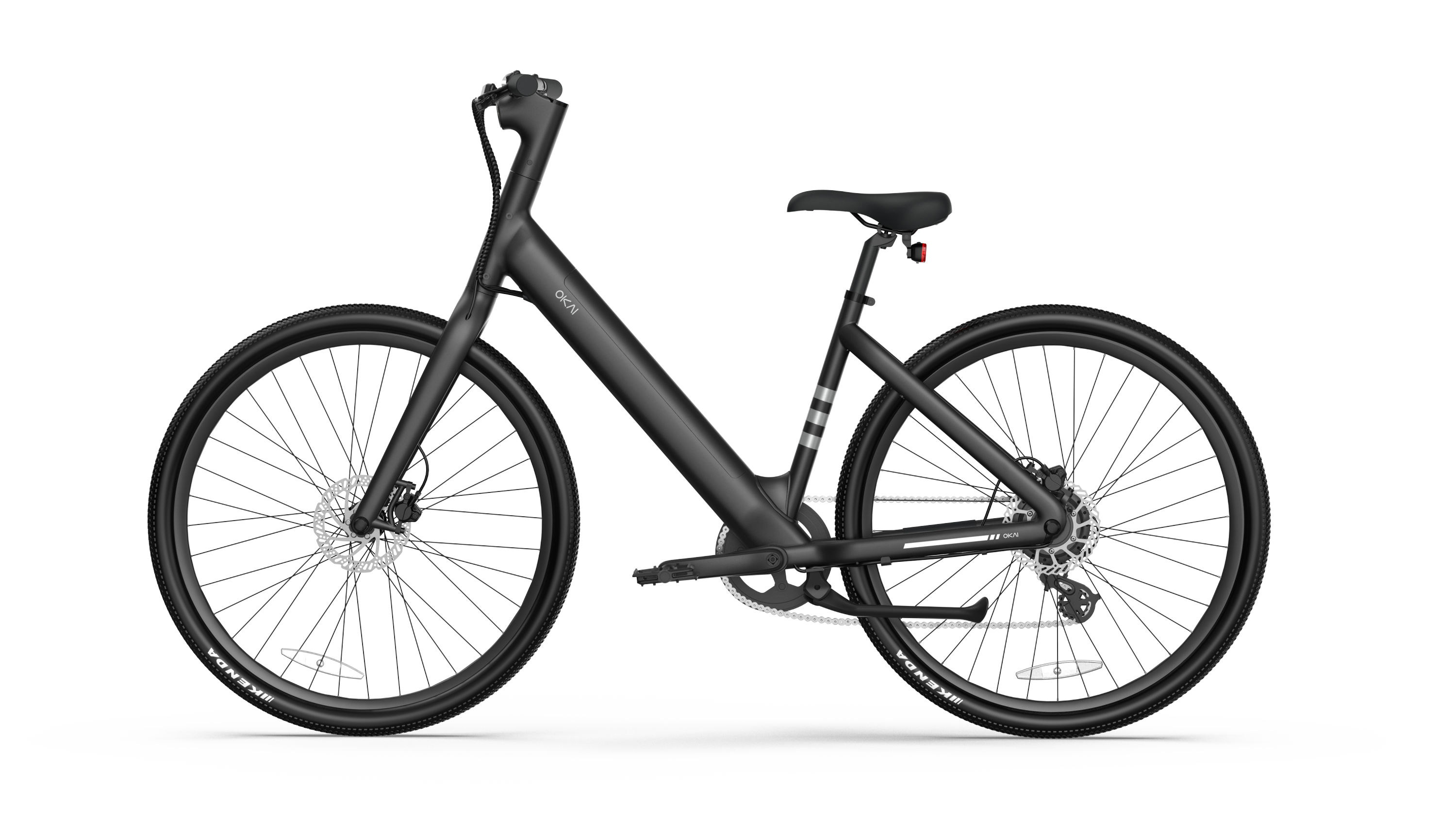 Minimalist Fitness Step-through e-Bike w/ up to 62 miles Max Operating Range and 20 MPH Max Speed - Matte Black
