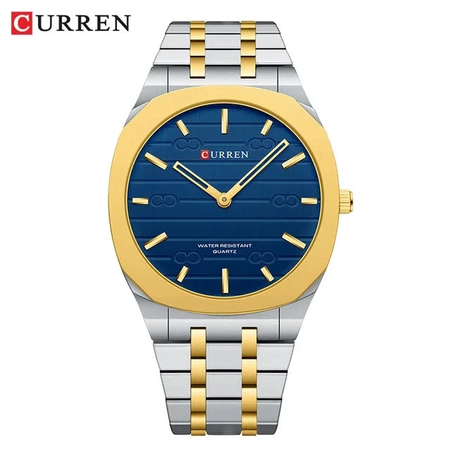 CURREN Watch Men 8444 Stainless Steel Golden Mens Watches Luxury New Arrivals Waterproof Analog Quartz Wrist Watch Men's Reloj
