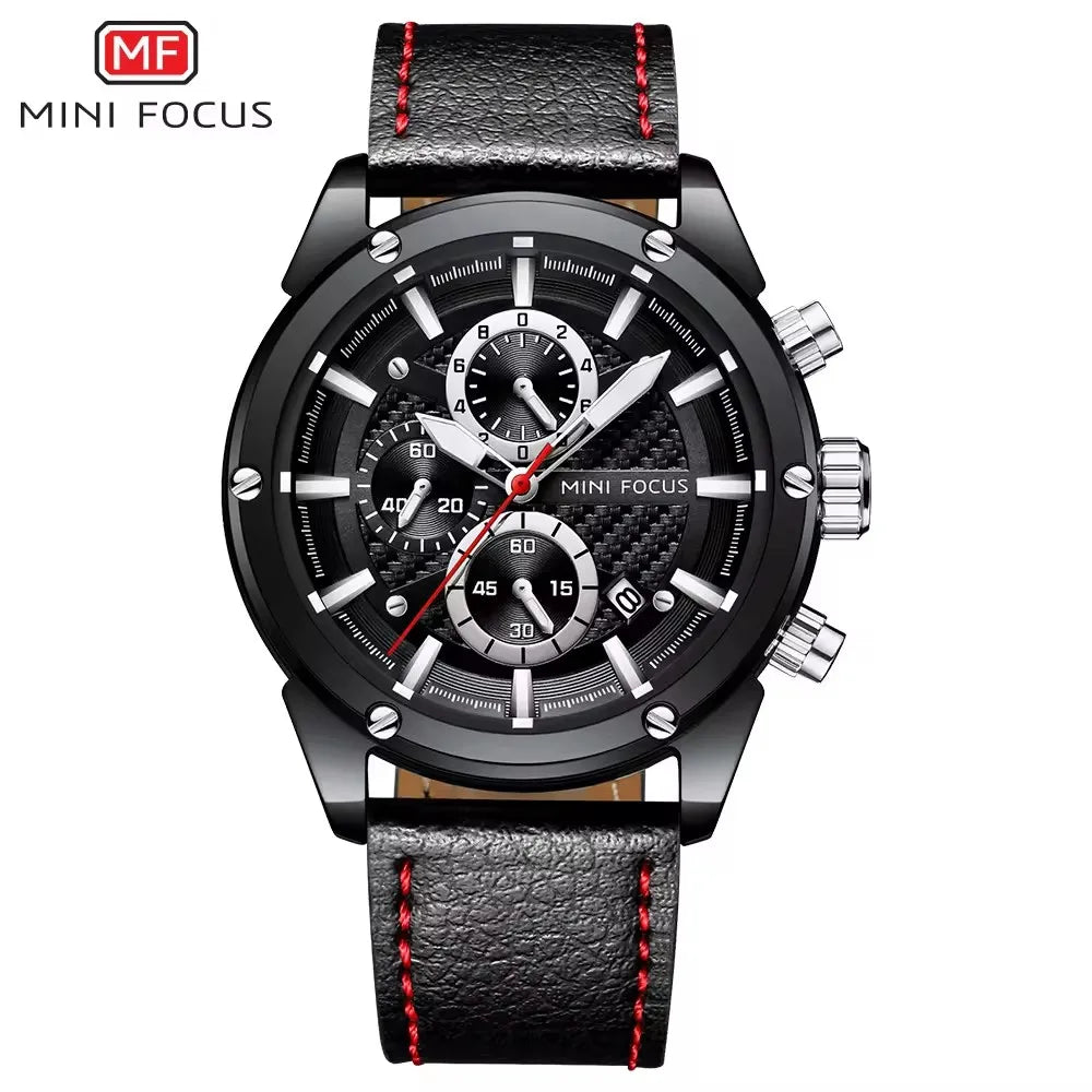 Relogio Masculino MINI FOCUS 0161G Fashion Watch Men Sports Quartz Clock Mens Watches Top Brand Luxury Waterproof Watch