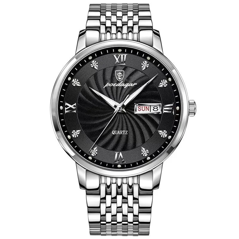 POEDAGAR 827 Watch for Men Luxury Charming Wristwatch Fashion Quartz Charming Men's Watches Reloj Relojes Hombre Custom Watches