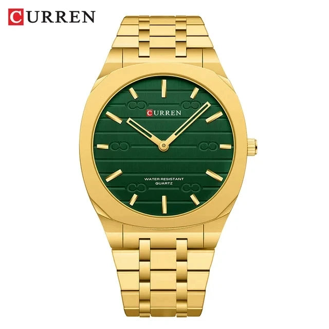 CURREN Watch Men 8444 Stainless Steel Golden Mens Watches Luxury New Arrivals Waterproof Analog Quartz Wrist Watch Men's Reloj