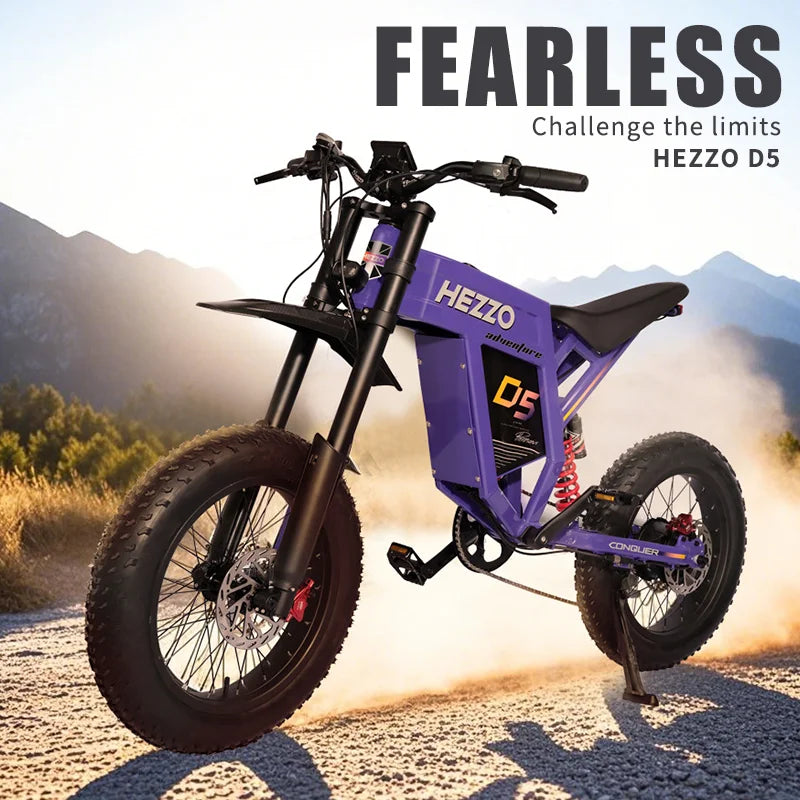 Summit Bike 60V 3000W 70km/h Electric Bicycle Full Suspension