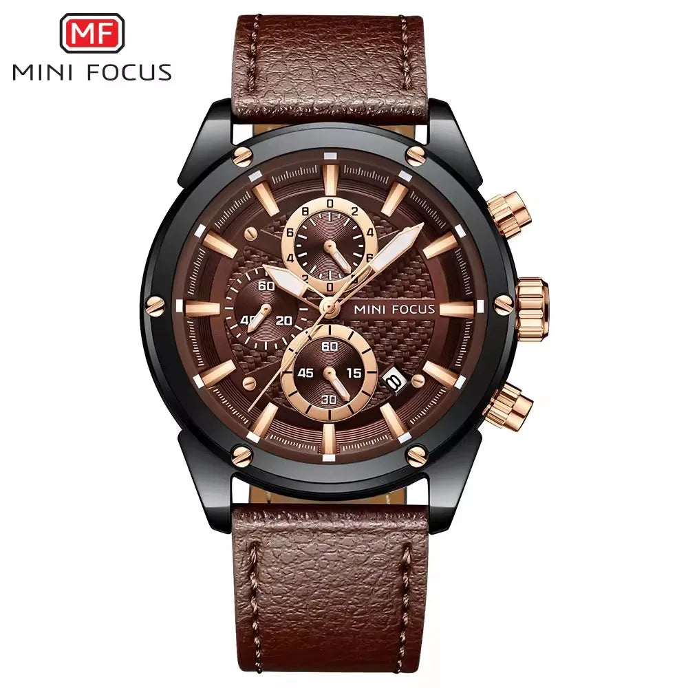 Relogio Masculino MINI FOCUS 0161G Fashion Watch Men Sports Quartz Clock Mens Watches Top Brand Luxury Waterproof Watch