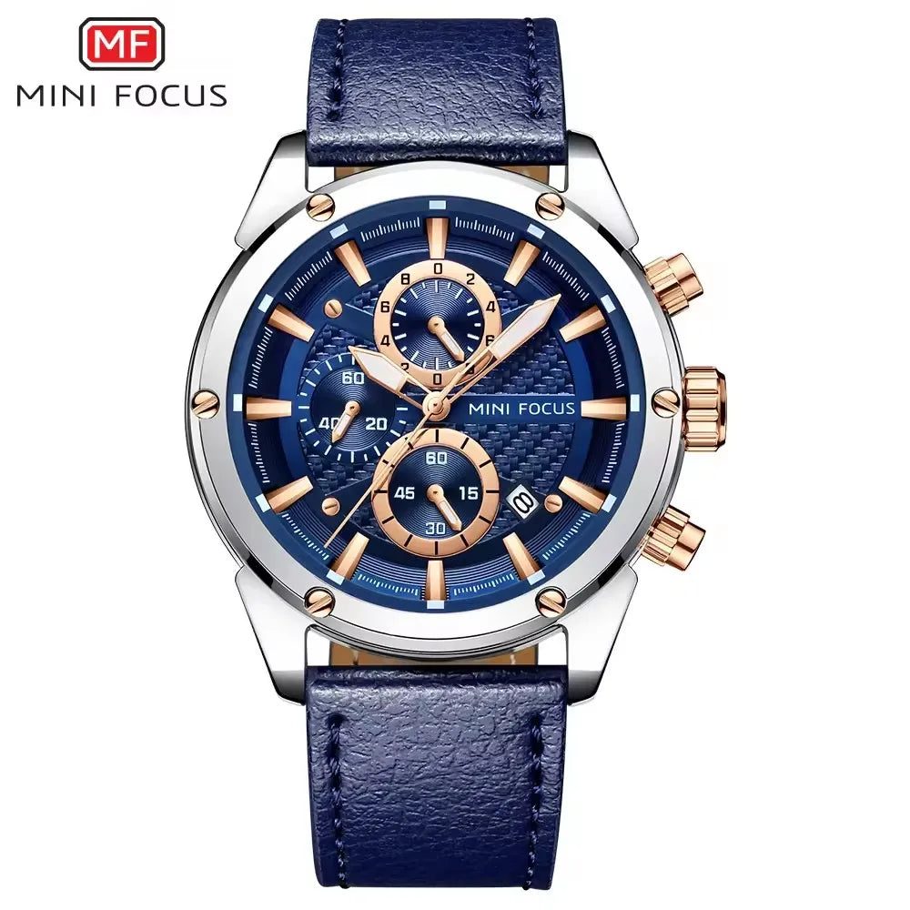 Relogio Masculino MINI FOCUS 0161G Fashion Watch Men Sports Quartz Clock Mens Watches Top Brand Luxury Waterproof Watch