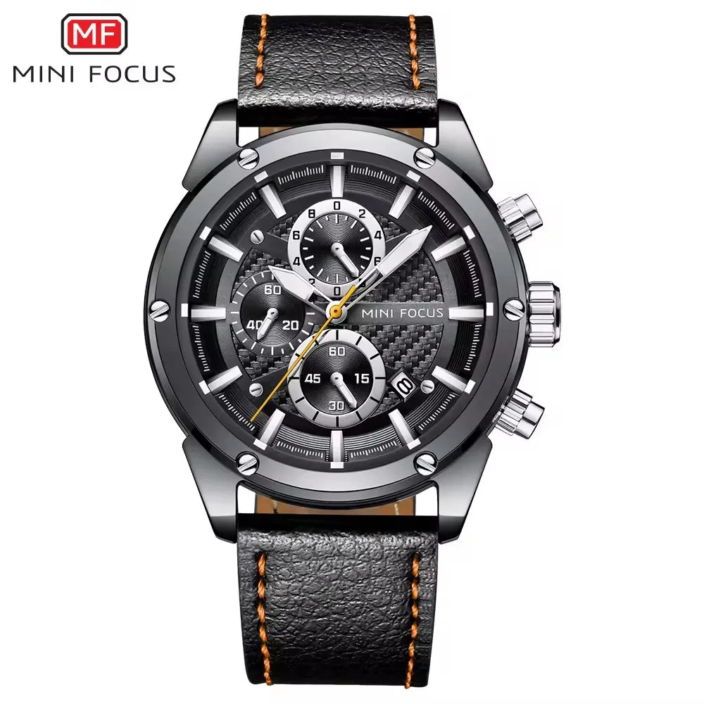 Relogio Masculino MINI FOCUS 0161G Fashion Watch Men Sports Quartz Clock Mens Watches Top Brand Luxury Waterproof Watch