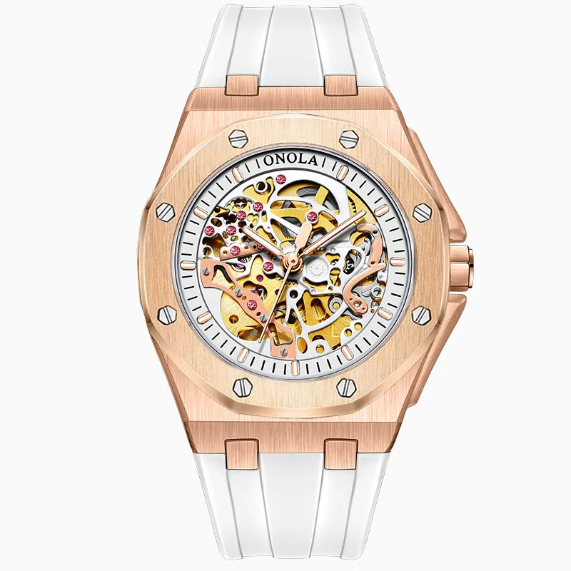 ONOLA Watch Top Brand Luxury Sports Men Wristwatch Waterproof  Automatic Mechanical Watches Relogio Masculino