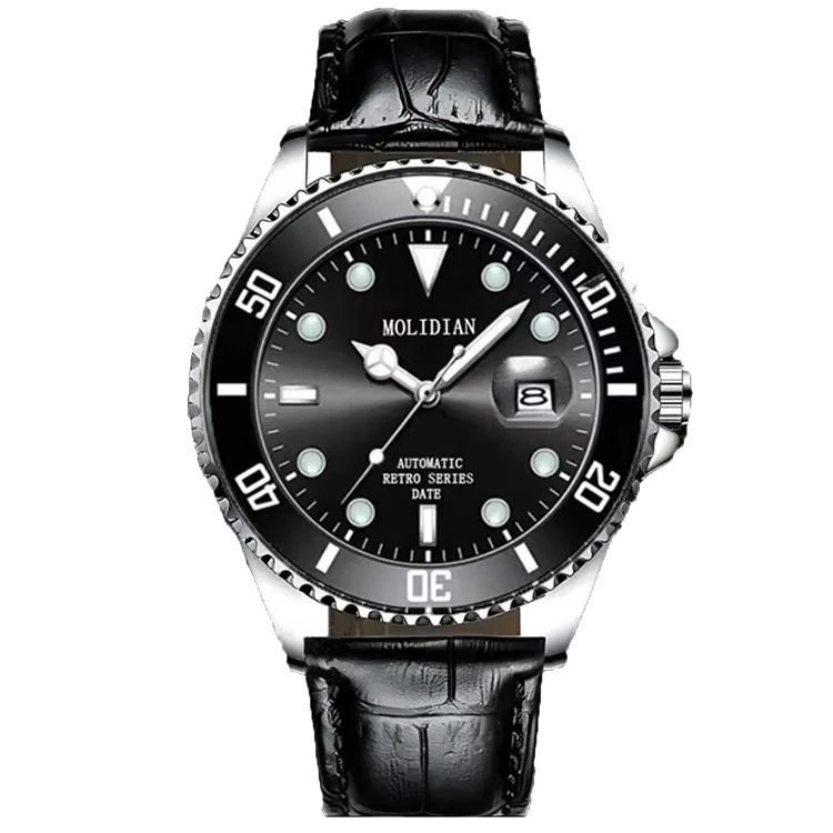 Authentic Fully Automatic Men's Pure Mechanical Watch with Hollow Tourbillon Waterproof Luminous Stainless Steel Watch