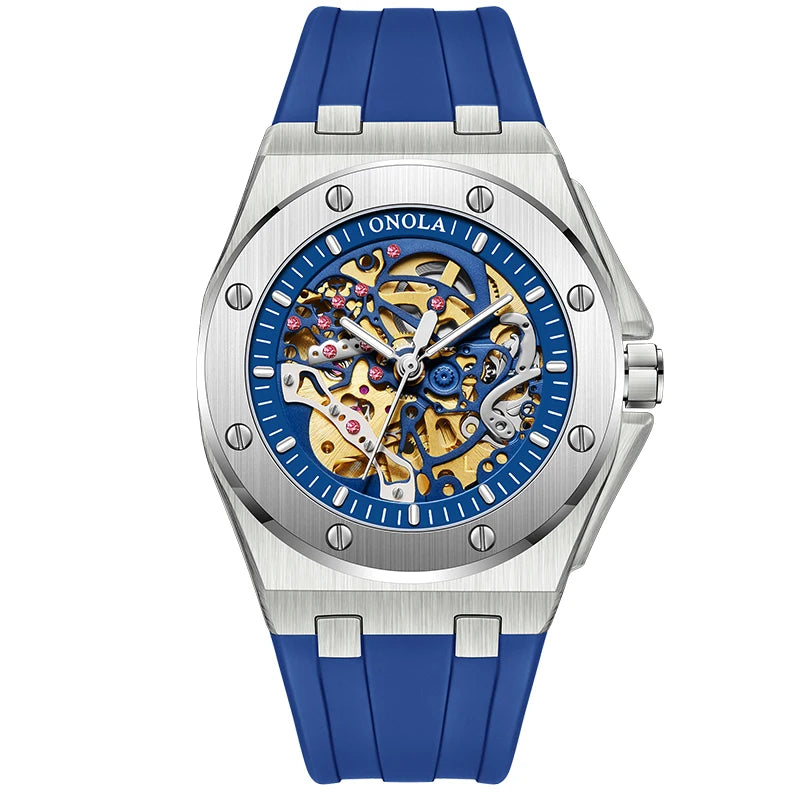 ONOLA Watch Top Brand Luxury Sports Men Wristwatch Waterproof  Automatic Mechanical Watches Relogio Masculino