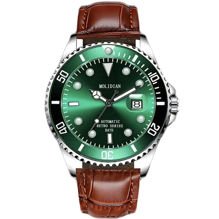 Authentic Fully Automatic Men's Pure Mechanical Watch with Hollow Tourbillon Waterproof Luminous Stainless Steel Watch