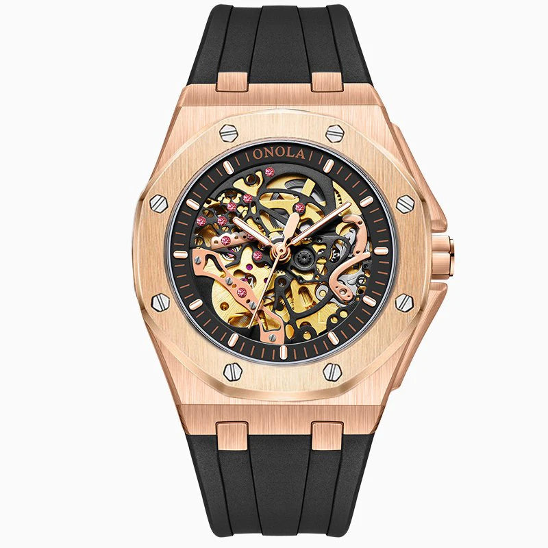 ONOLA Watch Top Brand Luxury Sports Men Wristwatch Waterproof  Automatic Mechanical Watches Relogio Masculino