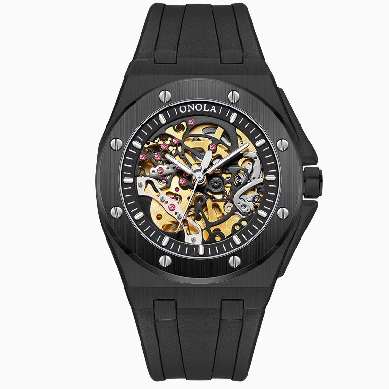 ONOLA Watch Top Brand Luxury Sports Men Wristwatch Waterproof  Automatic Mechanical Watches Relogio Masculino