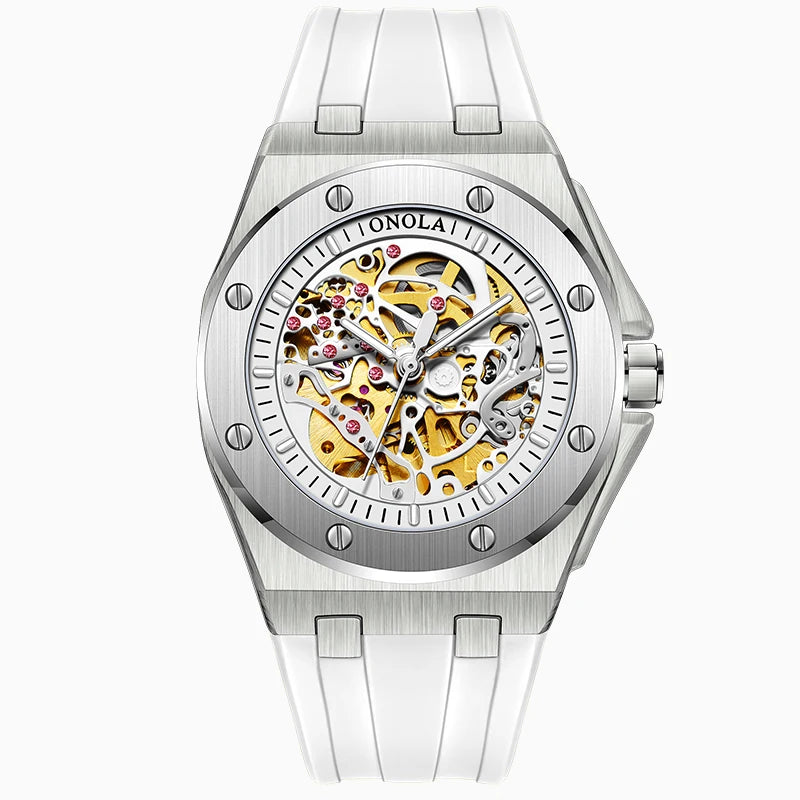 ONOLA Watch Top Brand Luxury Sports Men Wristwatch Waterproof  Automatic Mechanical Watches Relogio Masculino