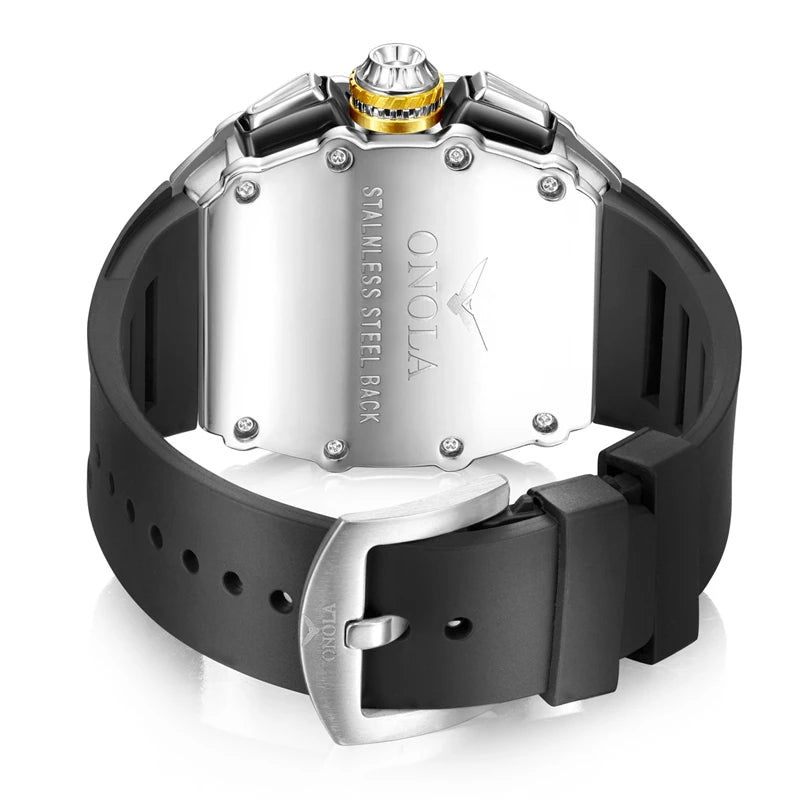 ONOLA Brand Luxury Watch Men Wrist Watches Multifunction Sports Waterproof Luminous Sports Casual Clock Men Quartz Watches Men