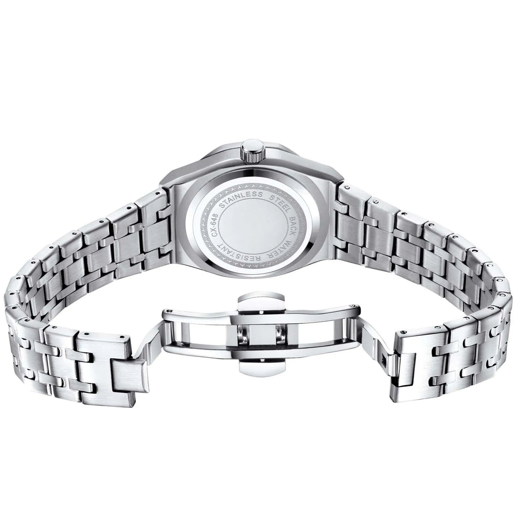 CHENXI  Fashionable Classic Wristwatch Waterproof Luminous Calendar Quartz Stainless Steel Watches for Woman Relojes Para Damas