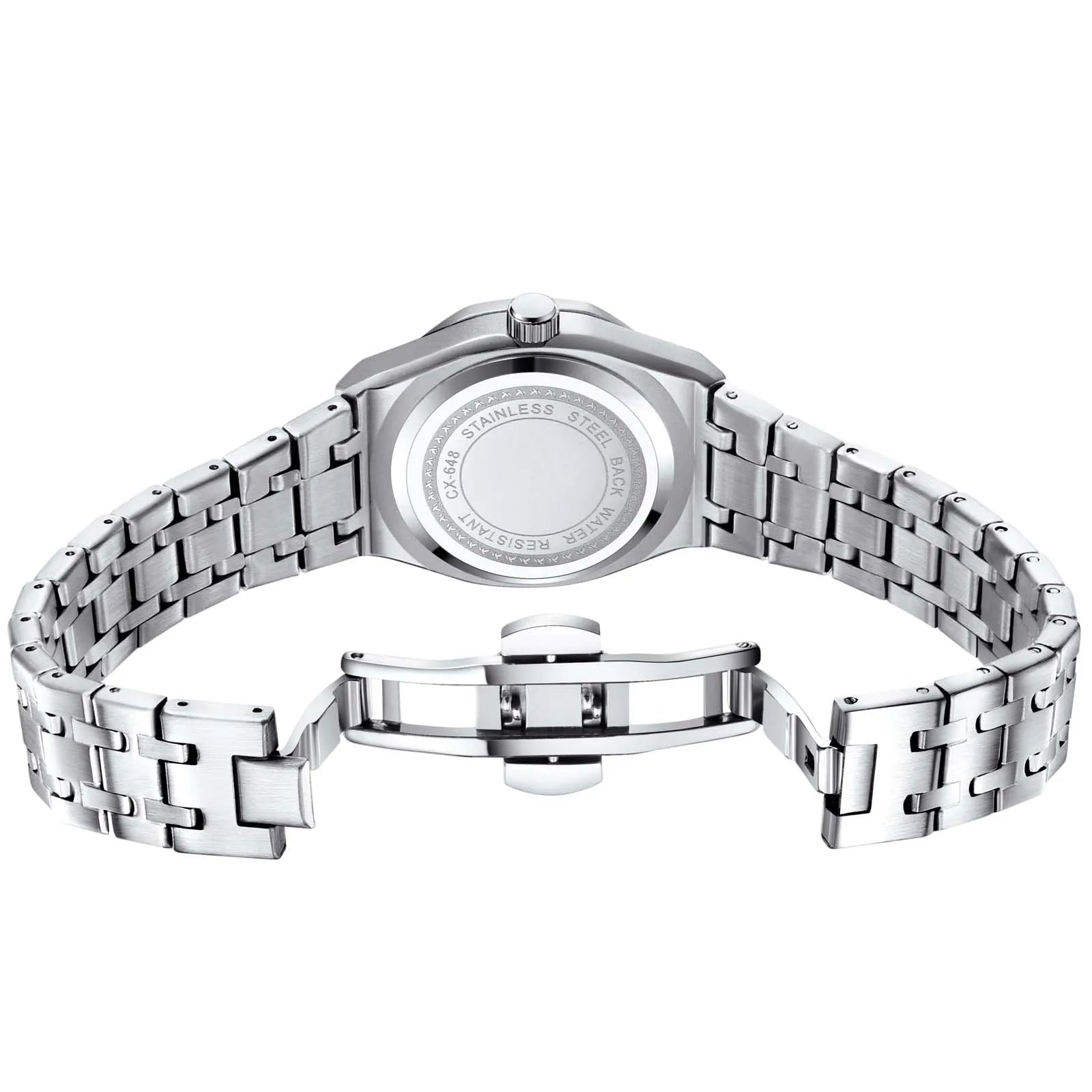CHENXI  Fashionable Classic Wristwatch Waterproof Luminous Calendar Quartz Stainless Steel Watches for Woman Relojes Para Damas