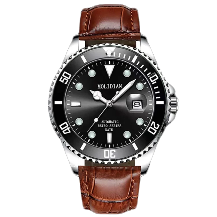 Authentic Fully Automatic Men's Pure Mechanical Watch with Hollow Tourbillon Waterproof Luminous Stainless Steel Watch